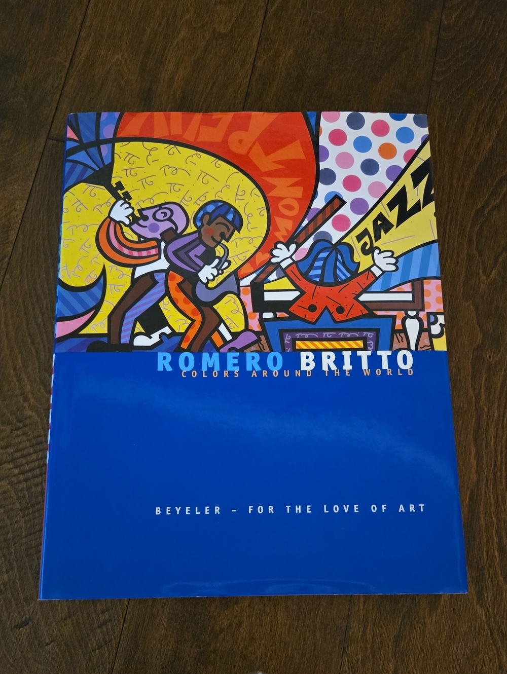 Romero Britto Blue Pop Art Print Coffee Table Book